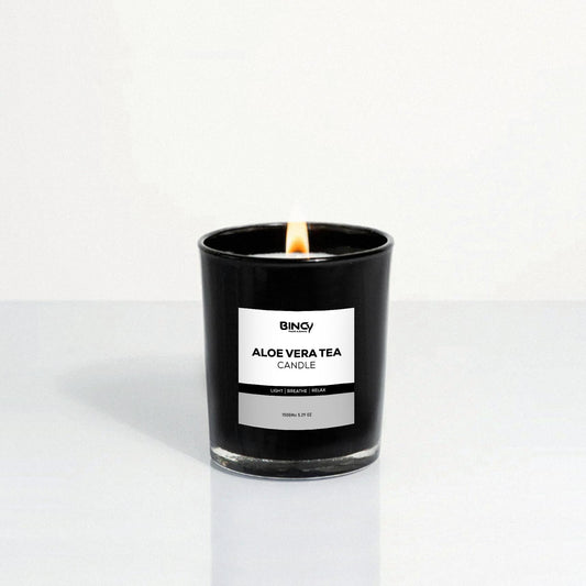 Aloe vera Tea Scented Candle - Bincy.pk