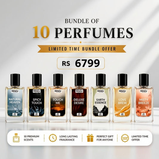 Bundle Of 10 Perfumes 30ML With Free Delivery