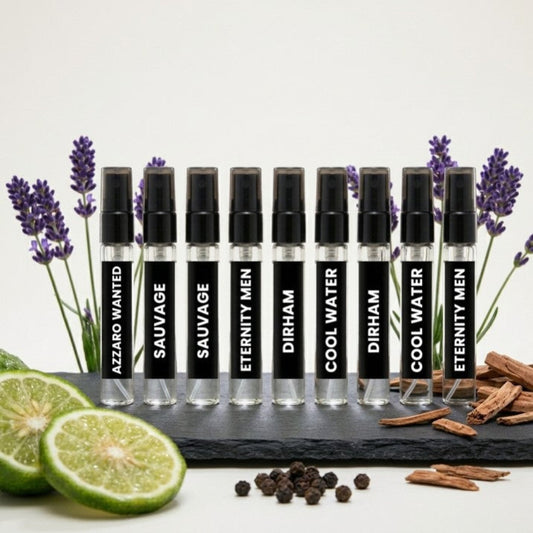 10 Perfumes Samples 5ML of Your Choice - Explorer Range